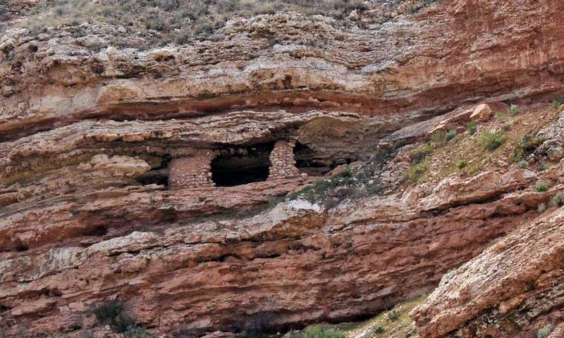 View from the Verde Canyon Train in Arizona
